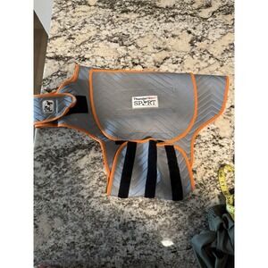 Thundershirt Sport Platinum Tangerine Trim Dog Anxiety Vest